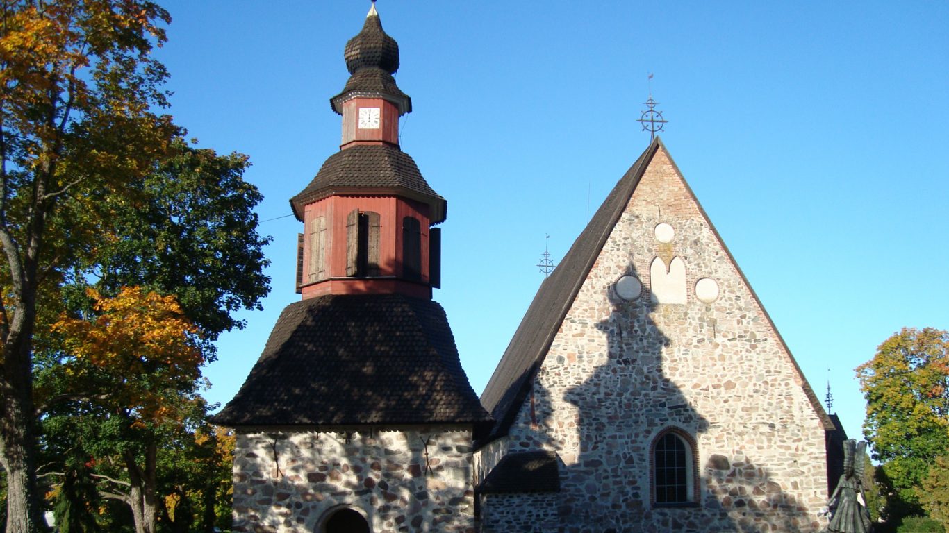 The Church of Saint Lawrence in Perniö.