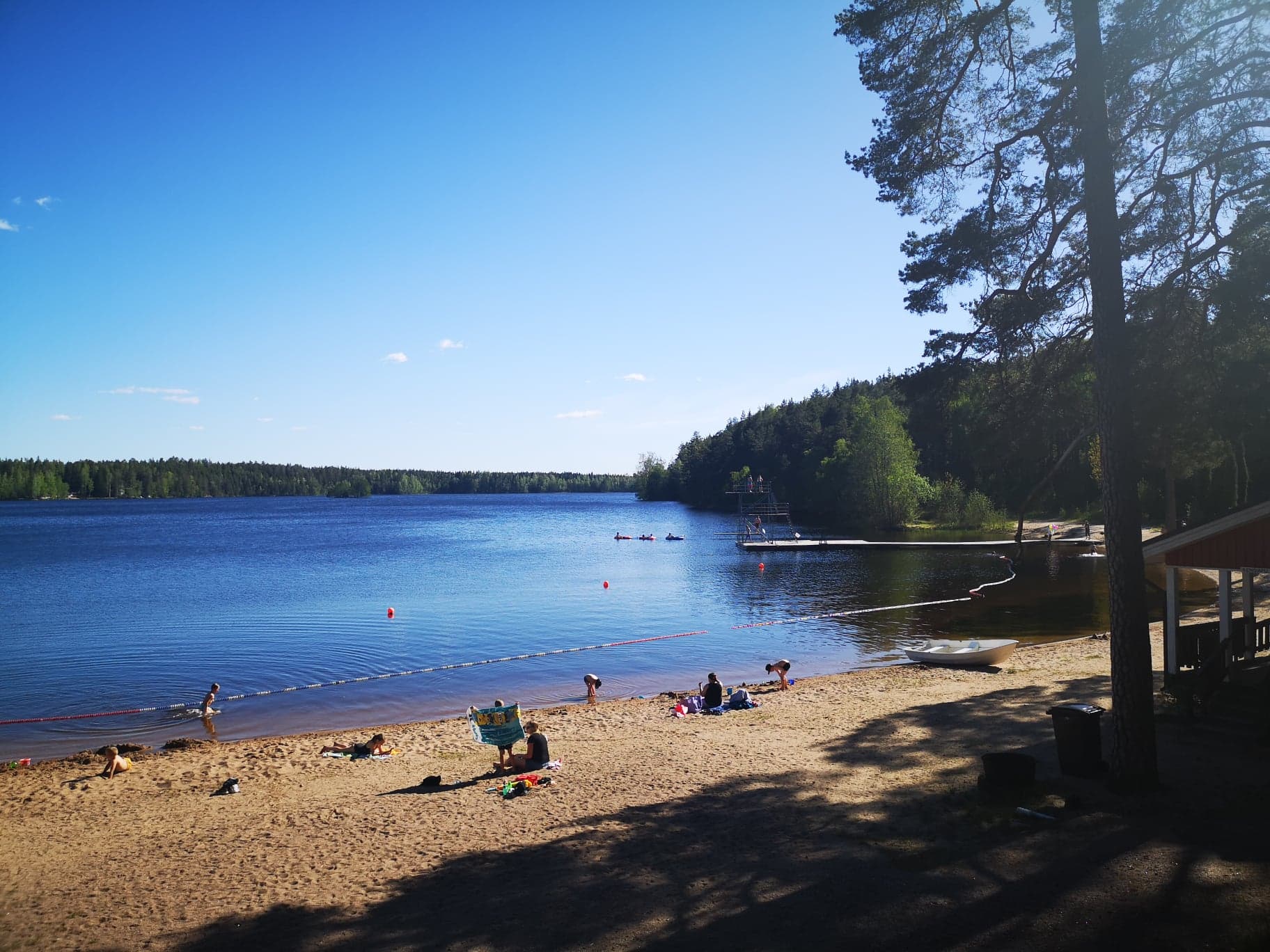 Lehmijärven uimaranta 