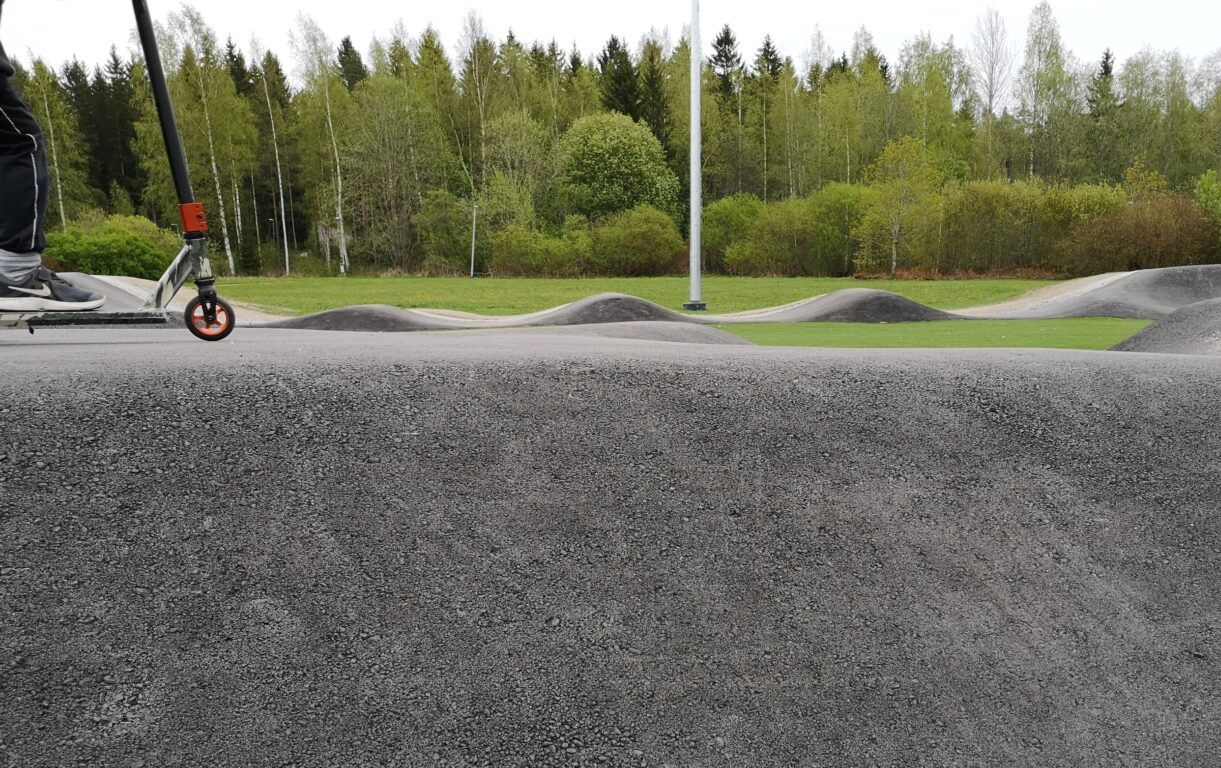 Tupurin pumptrack kumpuileva rata