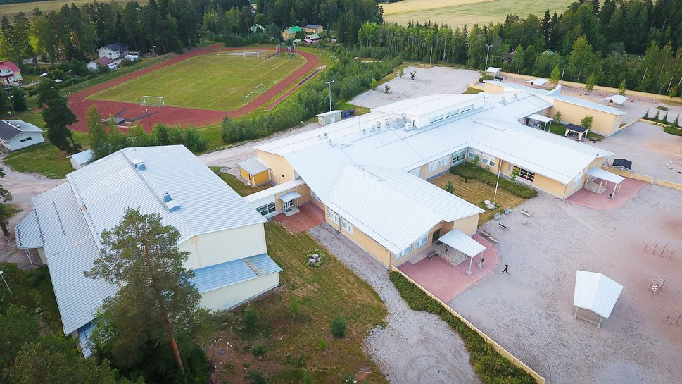 Kuusjokitalo surroundings from above