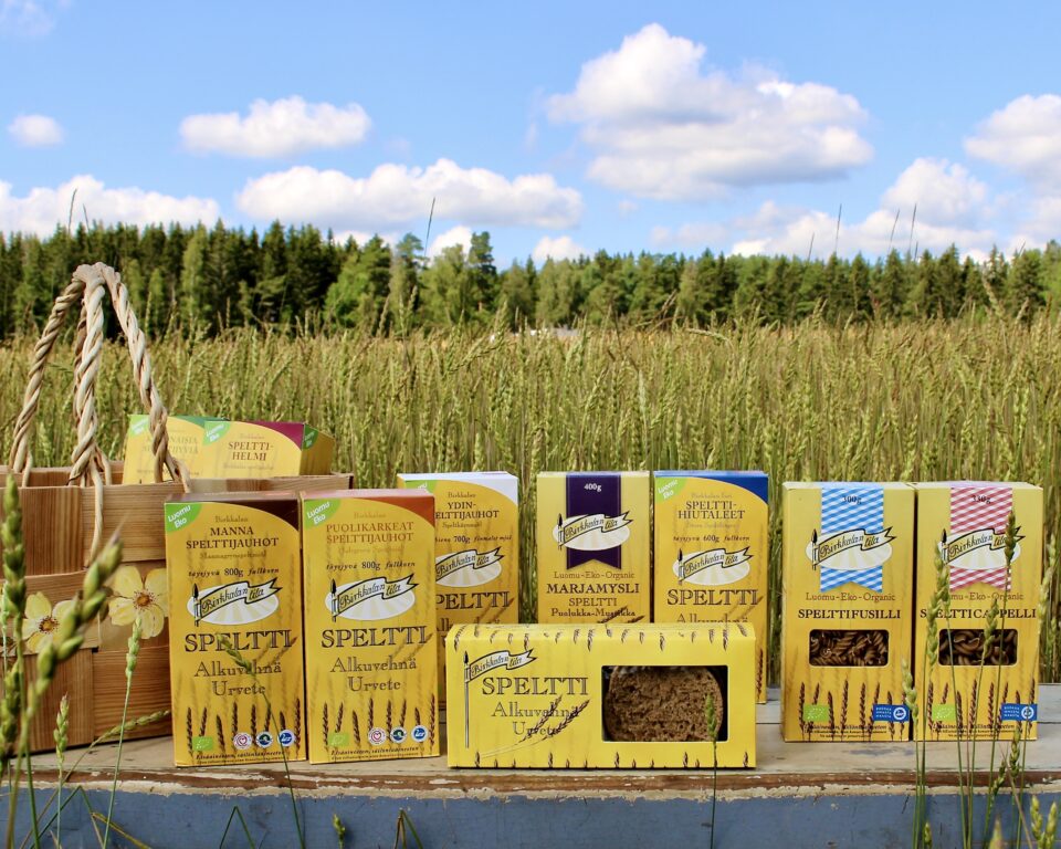 Birkkalan tilan Speltti tuoteperhe