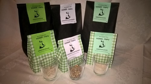 Voimapapu tuoteperhettä